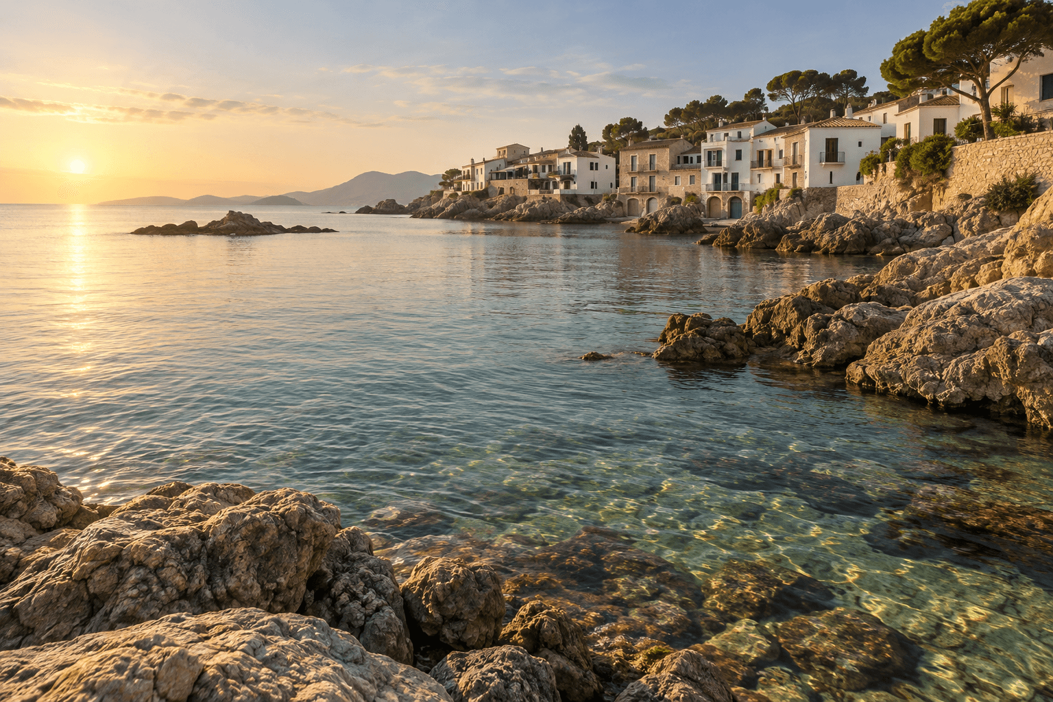 Interpretación de la costa de L’Escala generada con IA